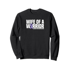 Wife of a Warrior Pulmonary Hypertension Awareness Sweatshirt