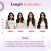 LaaVoo Clip in Hair Extensions Real Human Hair 22 Inch