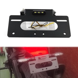 REARACE Motorcycle Fender Eliminator Kit License Plate Bracket Compatible with Husqvarna 701 Svartpilen 2019 2020 2011 2022