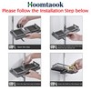 Hoomtaook Shower Shelf for Shower Rail Shower Caddy No Drilling