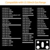 WHOLOPL Gas Stove Top Burner Covers for 30inch LG Gas