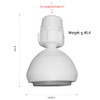 Siroflex Fixed Shower Head, White, Pack of 10, 2760/10, Robust