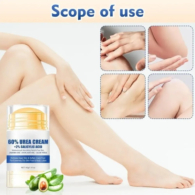 Crema Exfoliante Hidratante Para Pies Con 60% De Urea