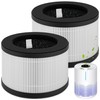 M01 Air Filters Compatible with MOOKA M01 Air Purifier, 3-in-1