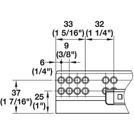 Furterer 3 Pair Furterer 14" 75lb Full Extension Soft-Close Cabinet Closet Slides w/Clips