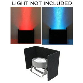 American Sound Connection DJ Lighting Universal Slimpar 38 56 64 Can LED Light Uplighting Black Shield Cover