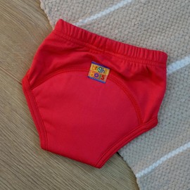 Bright Bots Potty Training Pants with Absorbent and Water Resistant Layer. Bright Pull On Washable Cotton Pants for Toddlers 5 Pack Multicolor