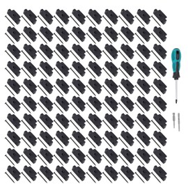 100pcs Hidden Decking Fasteners Robust for Wood Deck Frames, Grooved Composite Decks with Screws