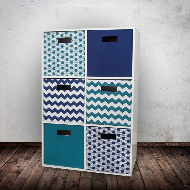 DII Foldable Fabric Storage Container for Nurseries, Offices, Closets, Home