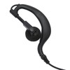 G Shape Earpiece PU Cable Walkie Talkie Earpiece with Mic