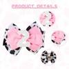 2Pcs Cow Birthday Hair Bow for Girls, 2nd Birthday Cow