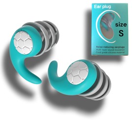 Archtypes Small Ear Plugs for Kids Kids Hearing Sensitive Sleep Live Study Soundproof Ear Plugs Noise Cancelling (S, Light Green)