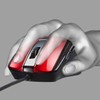 Sanwa Supply MA-BL168R Mouse, Wired USB Connection, Silent, Blue LED,