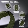 Waterproof Natural Resin Replacement Watch Band for Casio Sport SGW-100