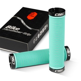 CNCLOL Mountain Bike Handlebar Grips,Bicycle Handlebar Grips for MTB/BMX,Blue