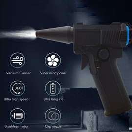 Portable Jet Fan Jet Fan 200,000RPM Electric Air Duster Compact and Powerful Electric Air Purifier for Cleaning, Camping, Outdoor