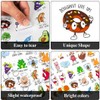 Rolin Roly Animals Vegetables Encouragement English Stickers 600 Pcs 30