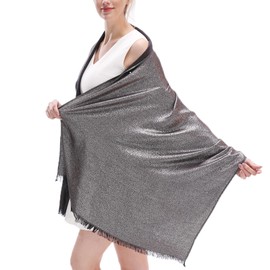 Cslbiuni Women’s Wrap Pashmina Shawl Scarf for Wedding Evening Dress Winter Long Large Scarves Shoulder Cover Up