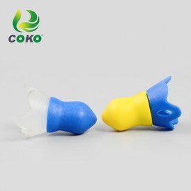 Light-Up Noise Cancelling Earplugs for Flight, Festivals & Bathing Small Aviation Earplugs [Blue & White] [Individual Box] 3ea