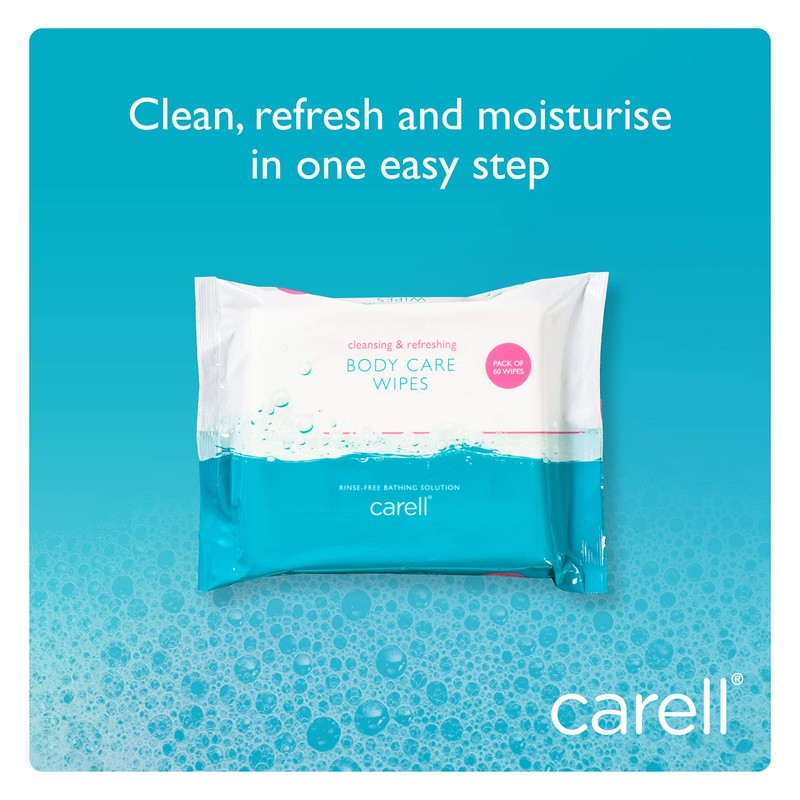 Carell Body Care Wipes - Pack of 1 - 60