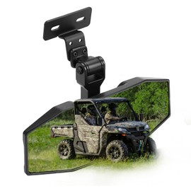 KEMIMOTO Rear view Mirror Compatible with CFMOTO UFORCE 1000/1000 XL/600 & Polaris Ranger 1000 XP 900 500 570 / Crew, Features Stable Top Mounting No Vibration, Multi-Angle Adjustment Accessories