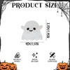 Cute Ghost Hair Clips Halloween Hair Accessories Acrylic White Design