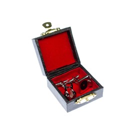 Miniblings Headphones Record Player Cufflinks + Box – Original Fashion Jewellery I Cufflink Record Player Music Band DJ Turntable – Cufflink Buttons, Metal