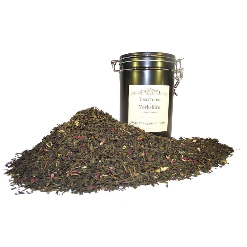 Rose Tea Gift Set Congou Black Loose Leaf Tea Flavoured