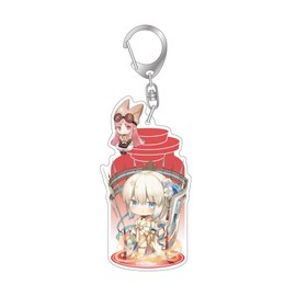 Algernon Products Fate/Grand Order Charatoria Acrylic Key Holder, Caster/Mizuki Morgan, Approx. W 2.0 x H 3.3 inches (52 x 85 mm), Acrylic, Metal