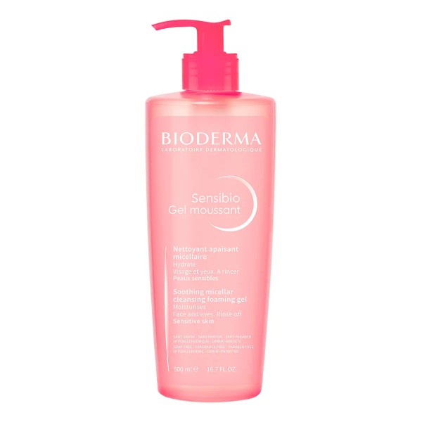 Bioderma Sensibio Gel Moussant 500ml | Gel Micelar Limpiador Facial