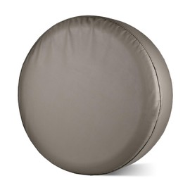 Spare Tire Cover, Gray Wheel Cover Waterproof PVC Leather Dust-Proof Universal Fit for Jeep, Trailer, RV, SUV and Camper (17 Inch)