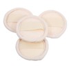 Baluue 4pcs Loofah Facial Wash Pads Gentle Exfoliating Scrubbers for