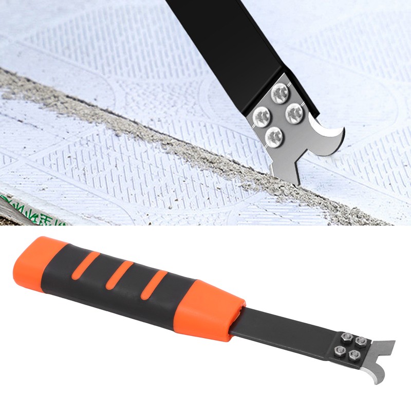 Red Black Blade Paint Scraper Ergonomic Practical Gypsum Cement Board