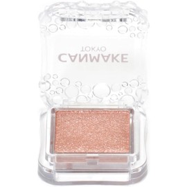 CANMAKE City Light Eyes 04 Chamois Pink, 1.0g Single Color Eyeshadow, Glitter, Pearl, Coral Pink