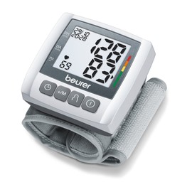 Beurer BC 30 Wrist Blood Pressure Monitor - Grey/White