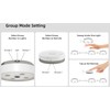 EZVALO Puck Lights with Remote Control, Rechargeable LED Battery Operated,