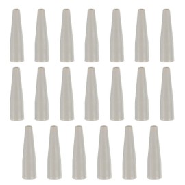 sourcing map 20 Pcs Air Nozzle Tip Rubber Blow Gun Tip for Air Blow Guns Tool Parts & Accessories, Milky White