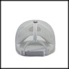 White Fang CA557 Hat, English Letters, Logo, Mesh Cap, Running,