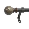 Beme International 1" Decopolitan Core Marble Ball Telescoping Drapery Rod