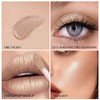 Liquid Glitter Eyeshadow, Diamond Shimmer Eyeshadow, Quick-Dry & Long Lasting
