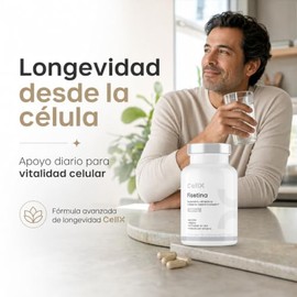 CellX | Fisetina ProFisetin® 250 mg con CoQ10 Liposomal LipoAvail™ 110 mg, AstraGin® 50 mg, Trans-Resveratrol 200 mg y Quercetina 200 mg | 60 Cápsulas