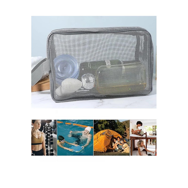YFFSFDC Hot Spring Bag, Pool Bag, Mesh Bag, Bath Bag,