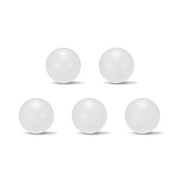 sourcing map 18mm PP Solid Plastic Balls, Precision Bearing Ball 10pcs