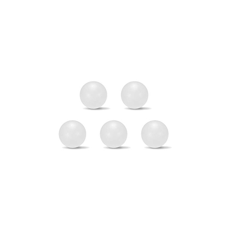 sourcing map 18mm PP Solid Plastic Balls, Precision Bearing Ball