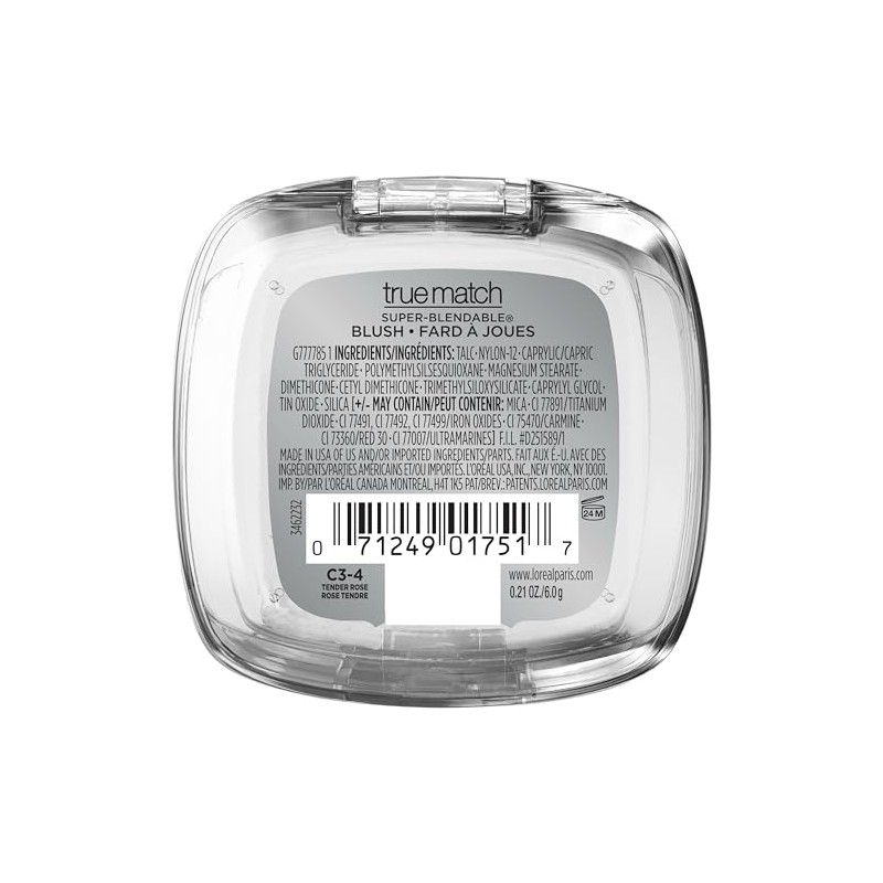 L'Oreal Paris True Match Blush, Tender Rose, 0.21 Ounces