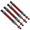 4Pcs CVD Front Rear Drive Shaft Metal Transmission Axle for