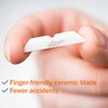 Slice 10404 Replacement Blade, Ceramic, Finger Friendly, Rounded Tip, Lasts