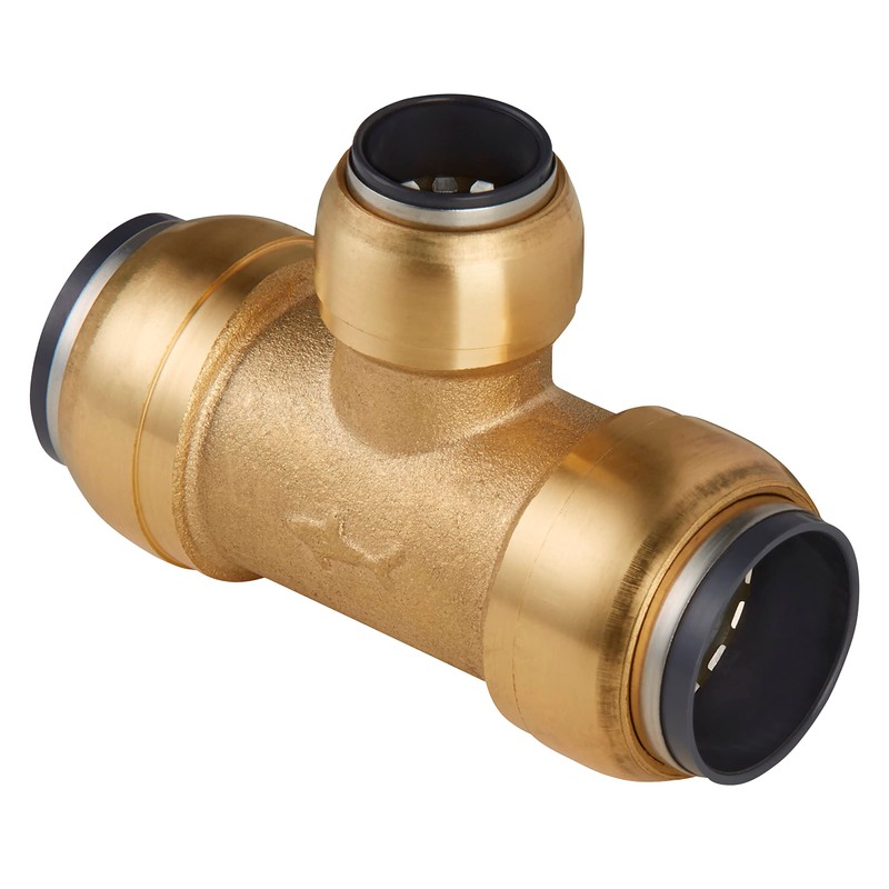 Sealey SBA2822T Sharkbite Ø28mm x Ø22mm Reducing Tee, Brass