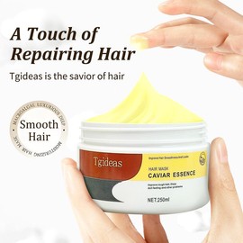 Tgideas Collagen Hair  Mask Treatment Deep Repair Conditioning Argan Oil Essence for Dry Damaged Hair All Hair Types 8.9oz 250ml - Specification: a can