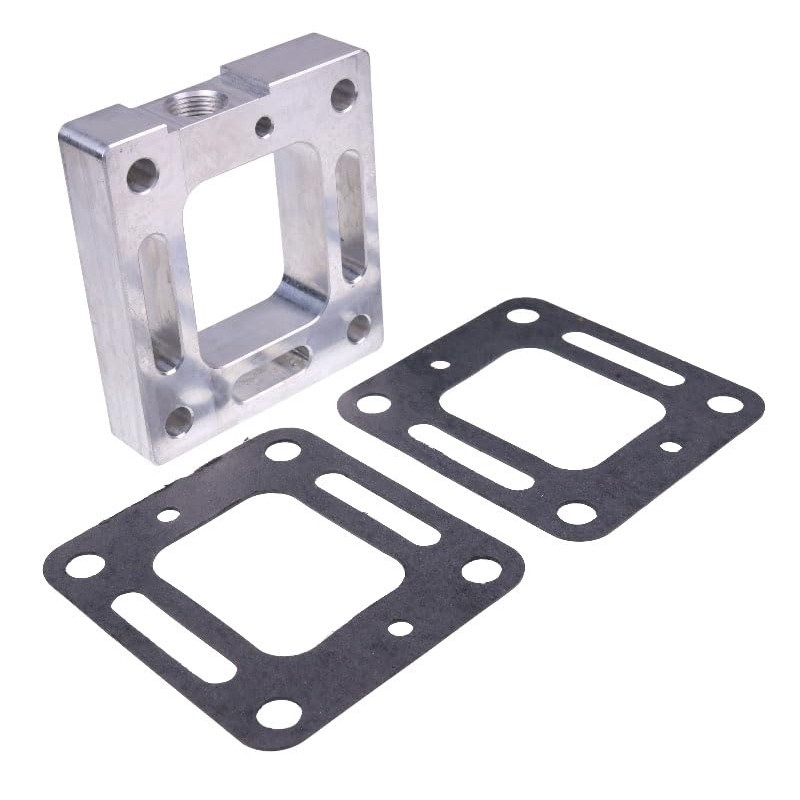 DVPARTS Oxygen Sensor Plate with Gaskets Compatible with Mercruiser Out